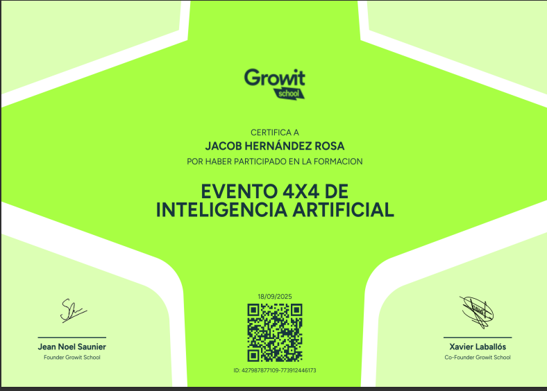 Evento 4x4 de Inteligencia Artificial